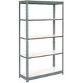 Global Industrial Extra Heavy Duty Shelving 48Wx24Dx84H 5 Shelves 1200 lbs. Cap. Per Shelf GRY B2297771